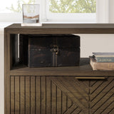 Santa Clara Toasted Brown 2 Drawer Nightstand - Ornate Home