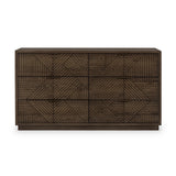 Santa Clara Toasted Brown 6 Drawer Dresser - Ornate Home