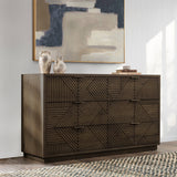 Santa Clara Toasted Brown 6 Drawer Dresser - Ornate Home