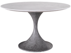 Santa Cruz White/Grey Dining Table - Ornate Home