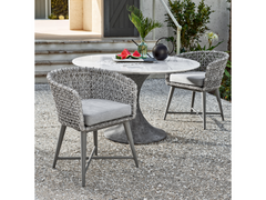 Santa Cruz White/Grey Dining Table - Ornate Home