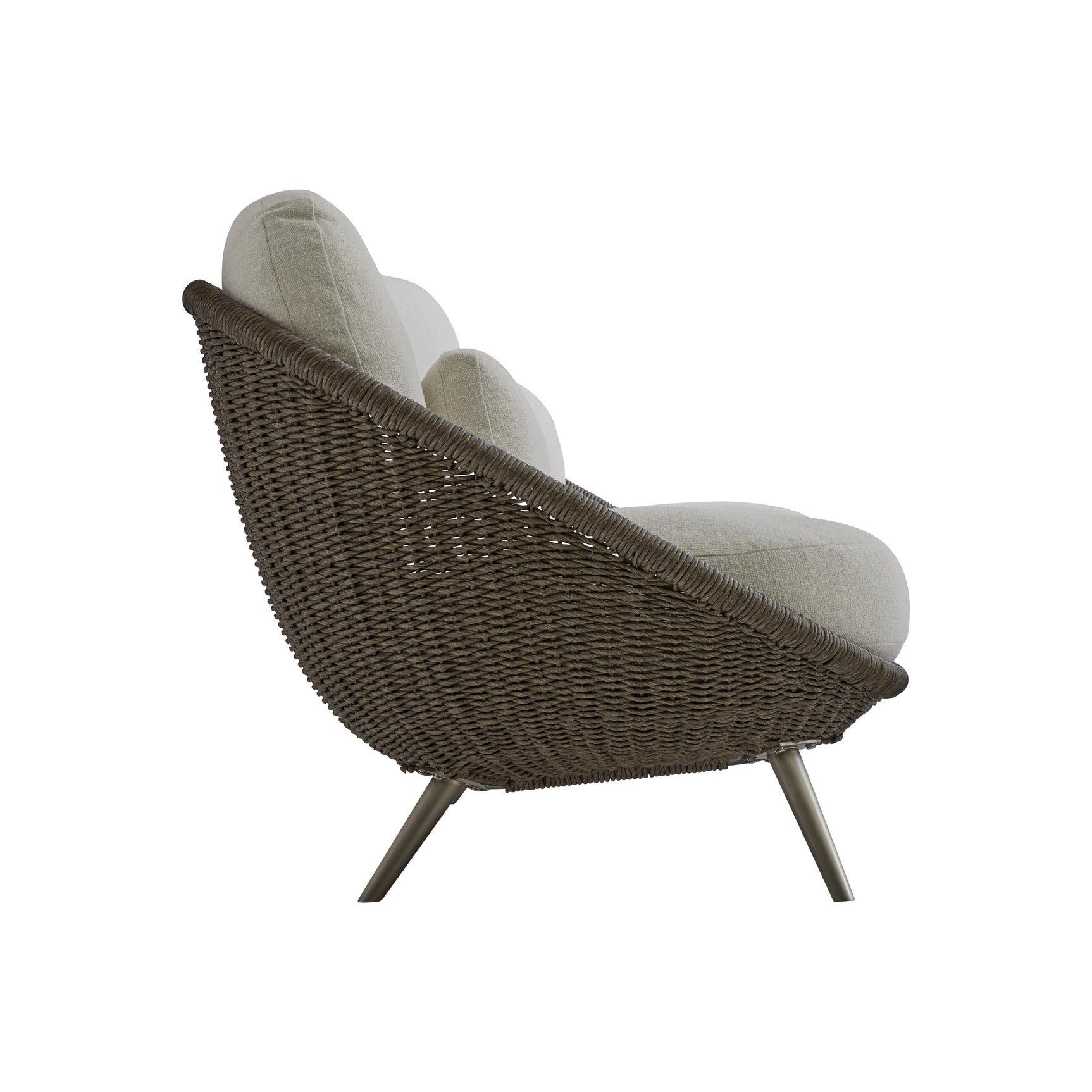Santa Monica Pebble/White/Cream Outdoor Sofa - Ornate Home