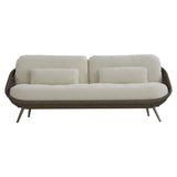Santa Monica Pebble/White/Cream Outdoor Sofa - Ornate Home