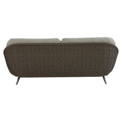 Santa Monica Pebble/White/Cream Outdoor Sofa - Ornate Home