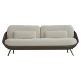 Santa Pebble/White/Cream Monica Outdoor Sofa - Ornate Home