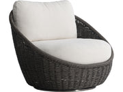 Santa Pebble/White/Cream Monica Outdoor Swivel Chair - Ornate Home
