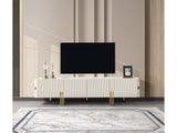 Santana Ivory TV Stand - Ornate Home