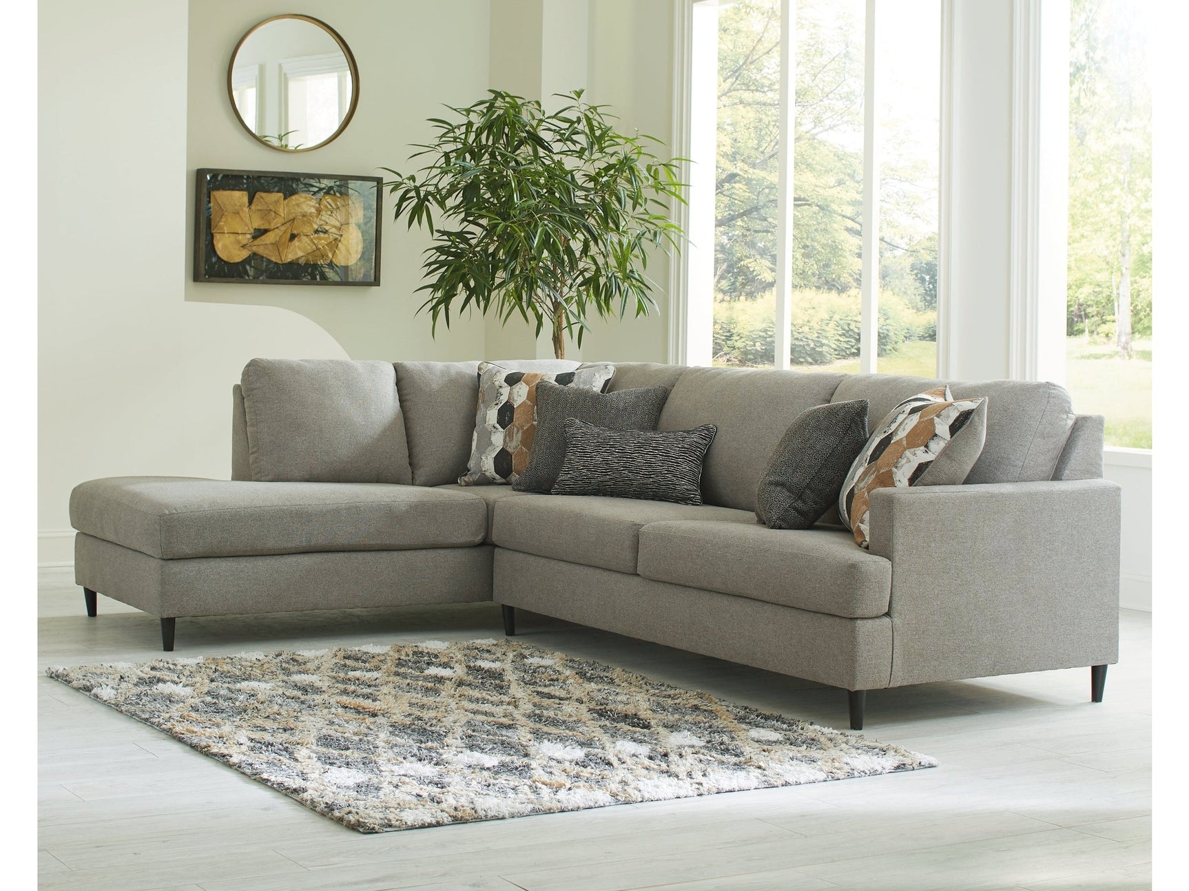 Santasia Granite 2-Piece Sectional with Chaise (Online Special Price) - Ornate Home