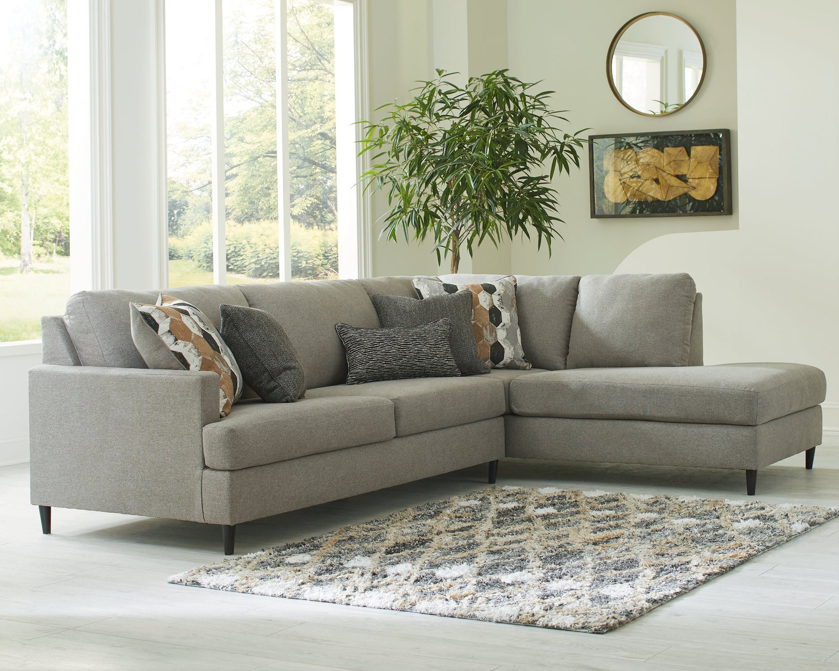 Santasia Granite 2-Piece Sectional with Chaise (Online Special Price) - Ornate Home