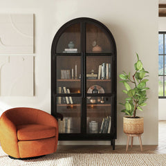 Santiago Espresso Bookcase - Ornate Home