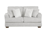 Santiago Light Gray Loveseat - Ornate Home
