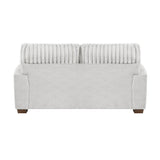 Santiago Light Gray Loveseat - Ornate Home