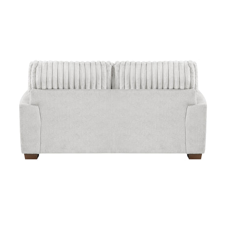 Santiago Light Gray Loveseat - Ornate Home