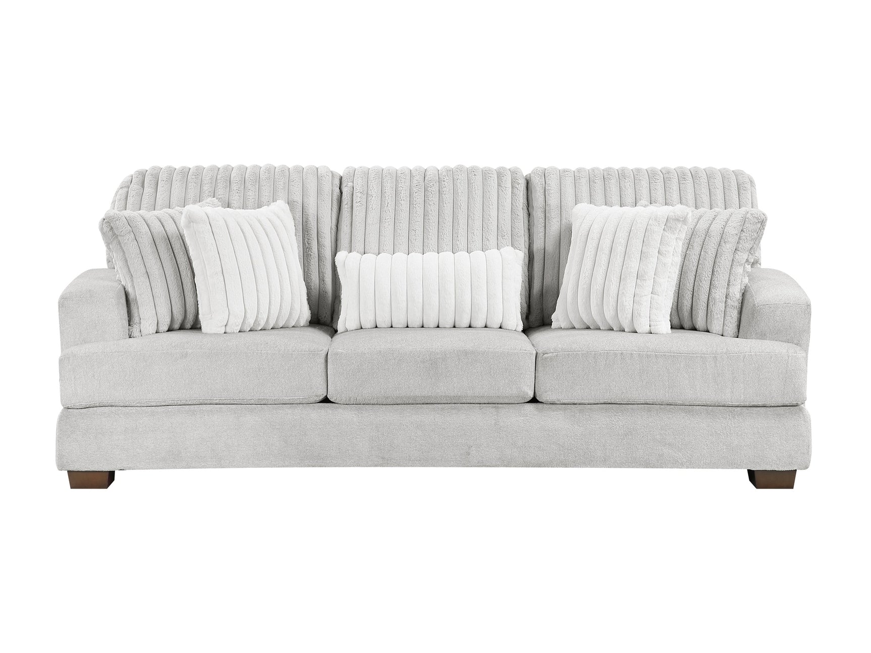 Santiago Light Gray Sofa - Ornate Home