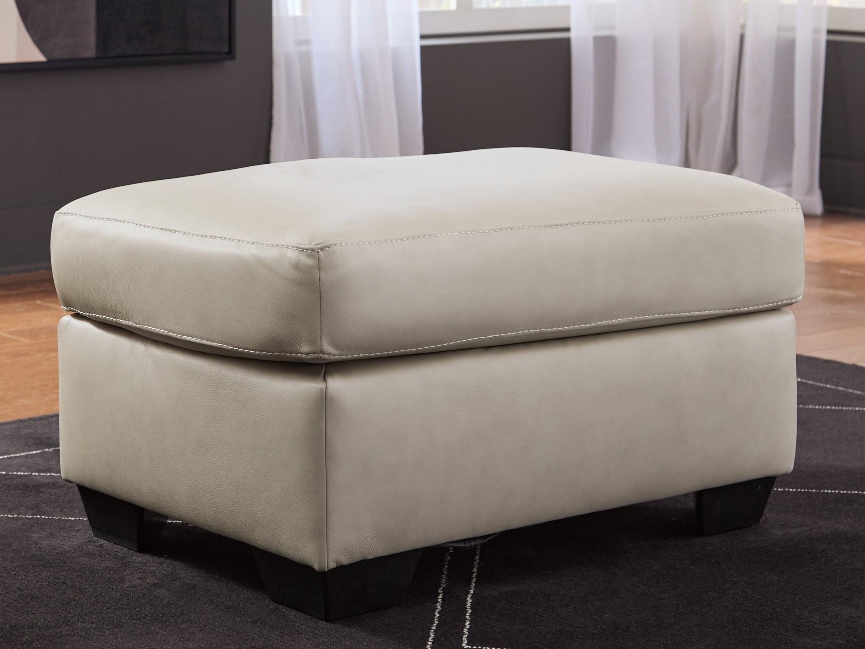 Santorine Bone Ottoman (Online Special Price) - Ornate Home