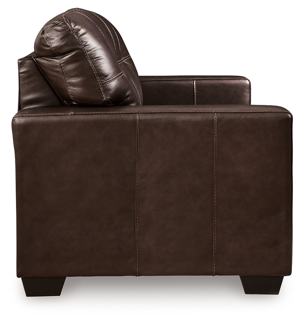 Santorine Dark Brown Loveseat (Online Special Price) - Ornate Home