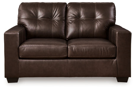 Santorine Dark Brown Loveseat - Ornate Home