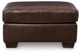 Santorine Dark Brown Ottoman (Online Special Price) - Ornate Home