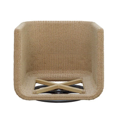 Santorini Brown Outdoor Swivel Lounge Chair - Ornate Home