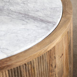 Santorini Brown/White Cocktail Table - Ornate Home