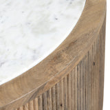 Santorini Brown/White Cocktail Table - Ornate Home