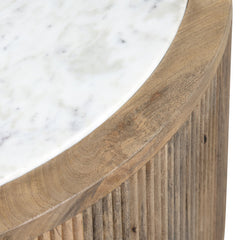 Santorini Brown/White Cocktail Table - Ornate Home
