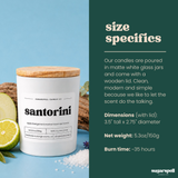 Santorini 5.3oz Soy Candle