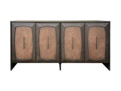 Santoro Brown Four-Door Sideboard - Ornate Home