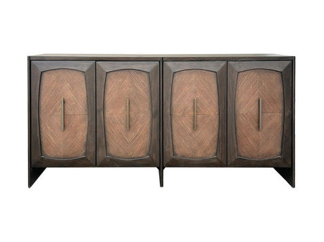 Santoro Brown Four-Door Sideboard - Ornate Home