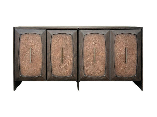 Santoro Brown Four-Door Sideboard - Ornate Home