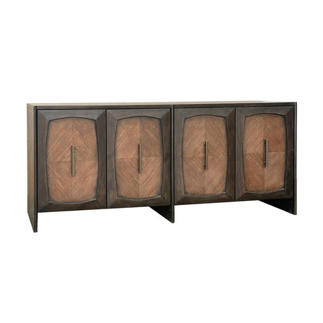 Santoro Brown Four-Door Sideboard - Ornate Home