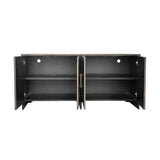 Santoro Brown Four-Door Sideboard - Ornate Home