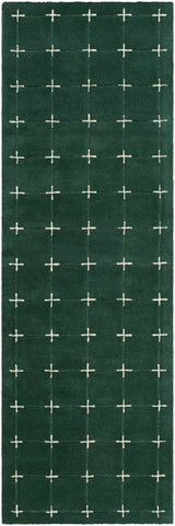 Sanvi Green Tufted Wool Area Rug - Ornate Home