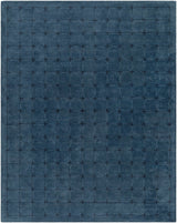 Sanvi Navy Wool Area Rug - Ornate Home