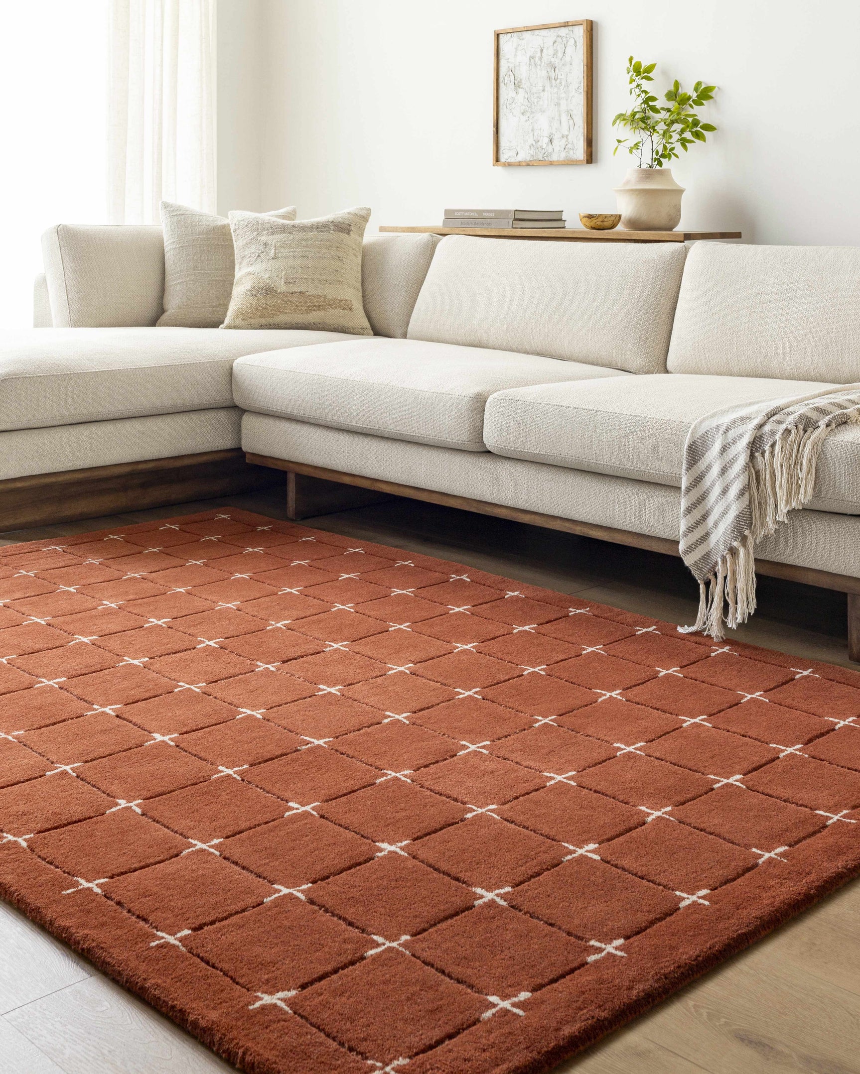 Sanvi Wool Area Rug - Ornate Home