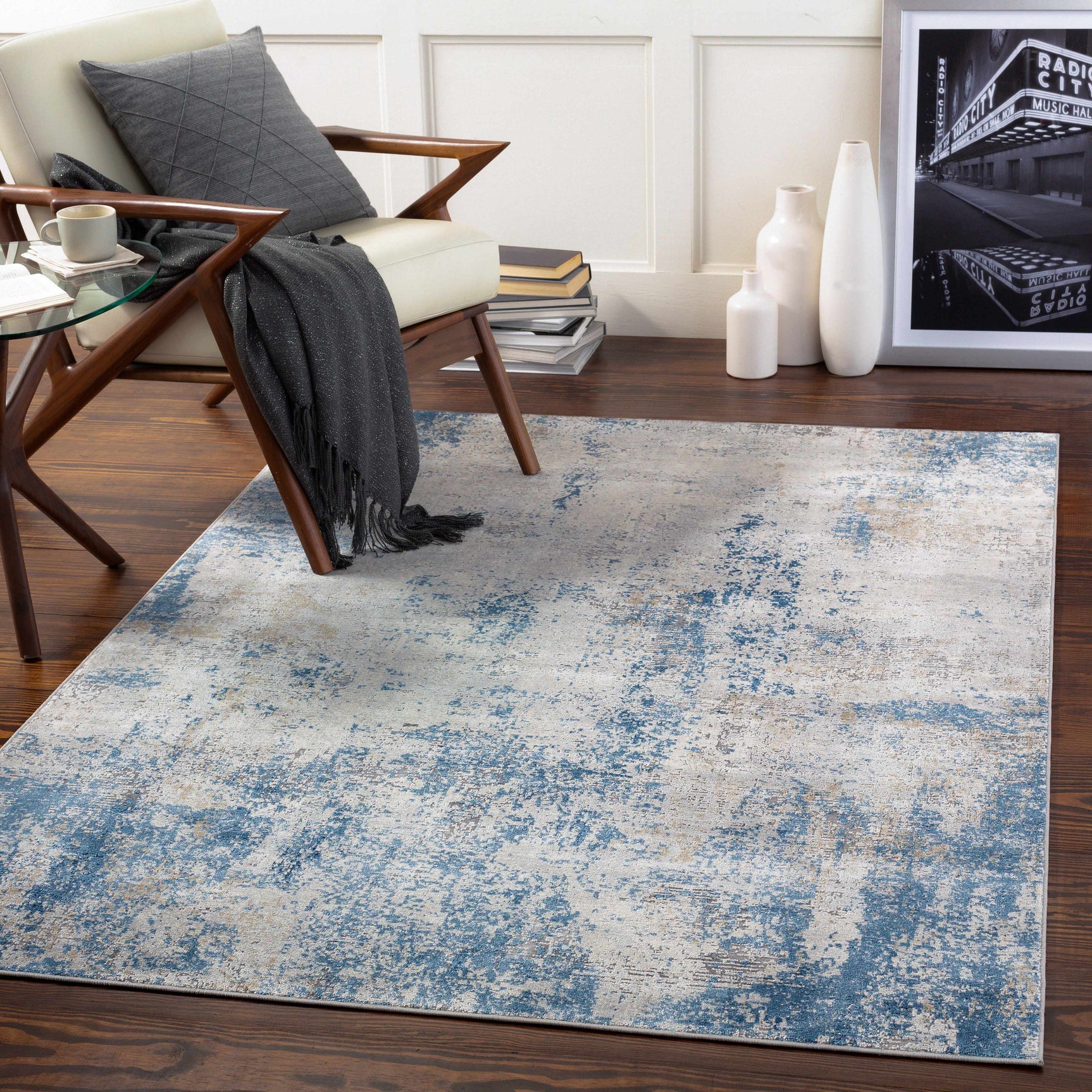 Sapcote Textured Luxe Area Rug - Clearance - Ornate Home