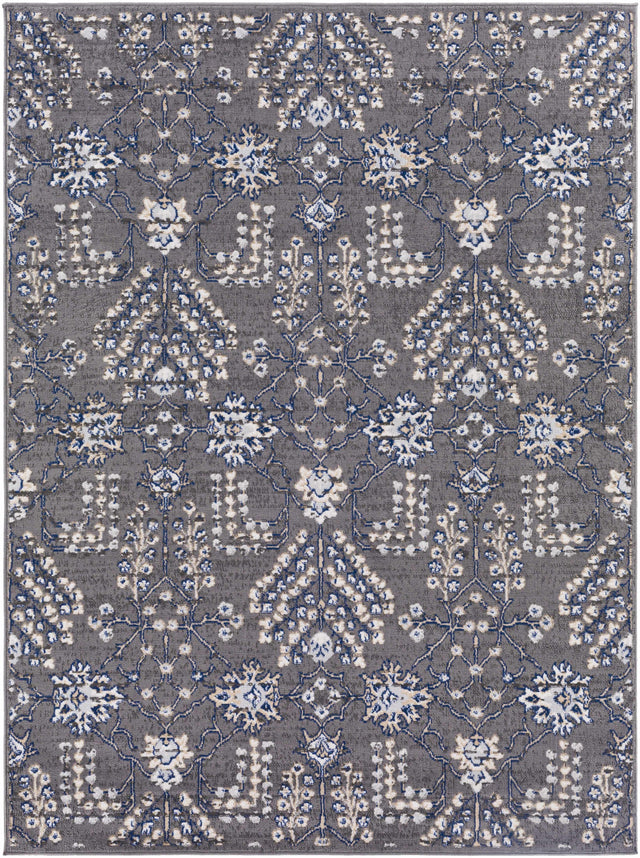 Sapinero Gray Floral Rug - Clearance - Ornate Home
