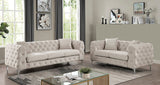 Sapphira Beige Chair - Ornate Home