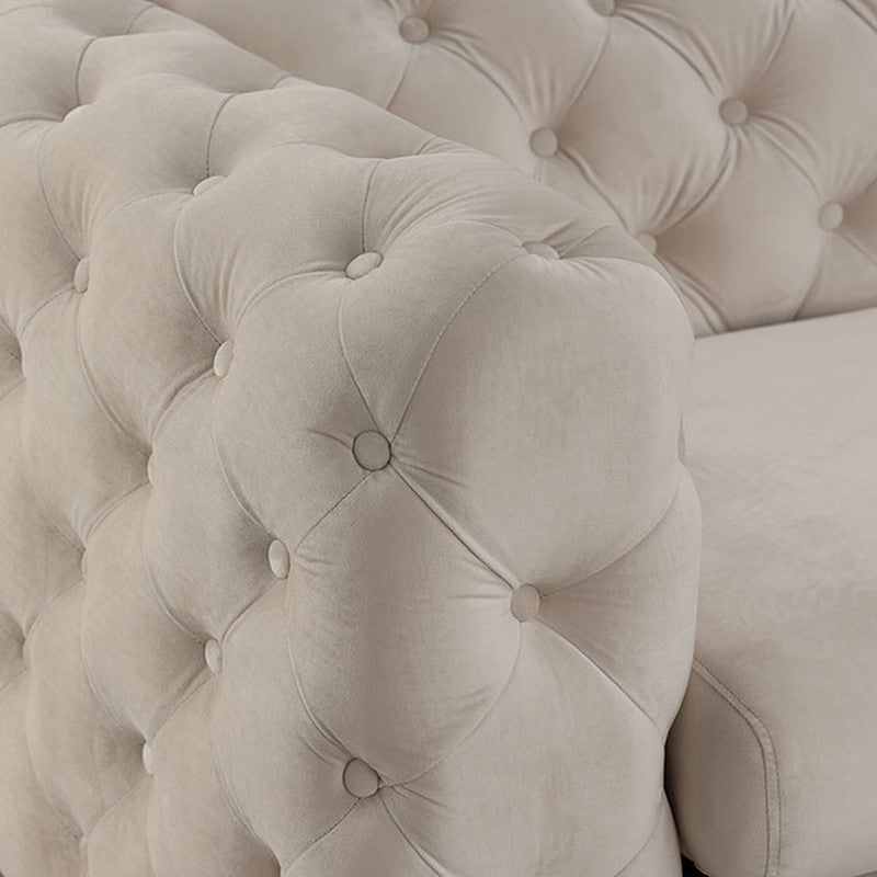 Sapphira Beige Chair - Ornate Home