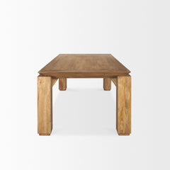 Sapphira Medium Brown Rectangular Dining Table