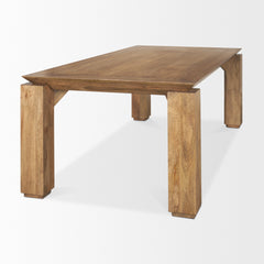 Sapphira Medium Brown Rectangular Dining Table
