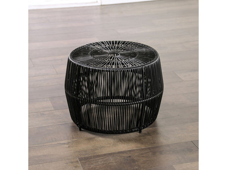 Sarabi Black Patio Side Table - Ornate Home