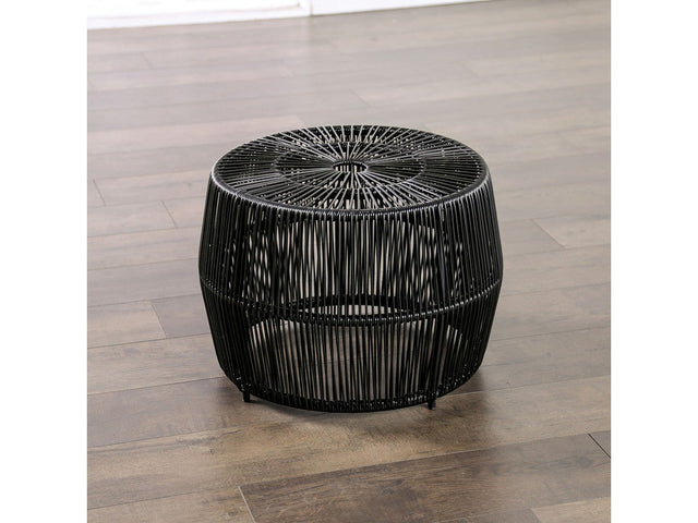 Sarabi Black Patio Side Table - Ornate Home