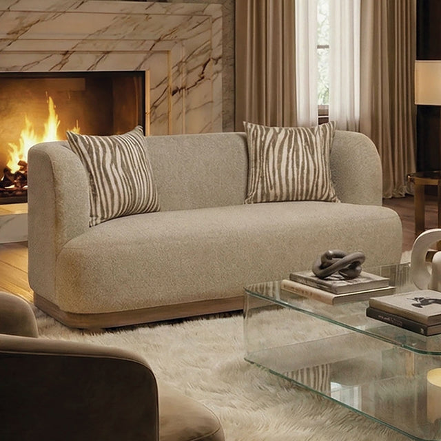 Sarabi Light Brown Sofa + Loveseat - Ornate Home