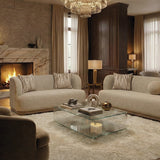 Sarabi Light Brown Sofa + Loveseat - Ornate Home