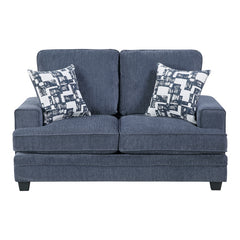 Sarah Blue Loveseat - Ornate Home