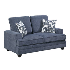 Sarah Blue Loveseat - Ornate Home