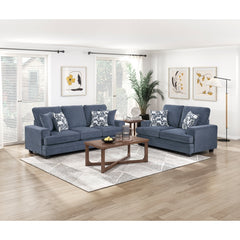 Sarah Blue Loveseat - Ornate Home