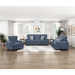 Sarah Blue Loveseat - Ornate Home