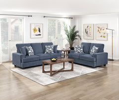 Sarah Blue Sofa - Ornate Home
